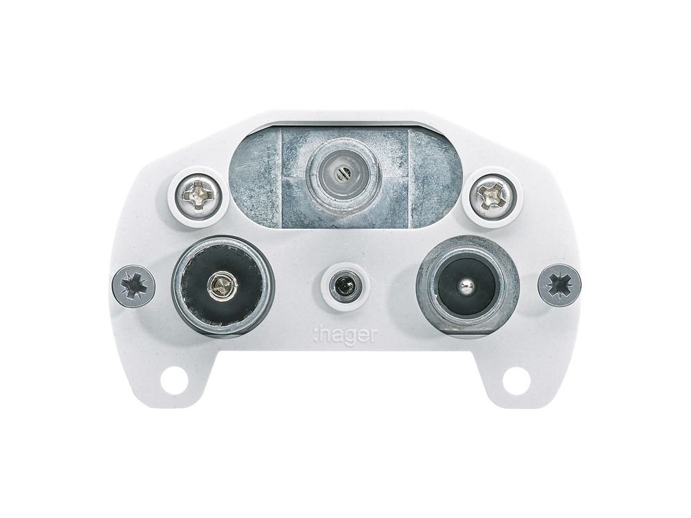 Einsatz zu R/TV/SAT-Dose Hager