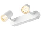 Spot LED SLV NOBLO 12W 1460lm 930 VAR 240×105×127mm blanc 2×Spot