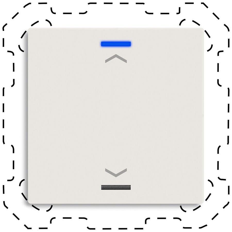 Poussoir KNX RGBW INC MDT BE-TAL60T111.A1 1t/2a temp.blanc mat "jalousie"