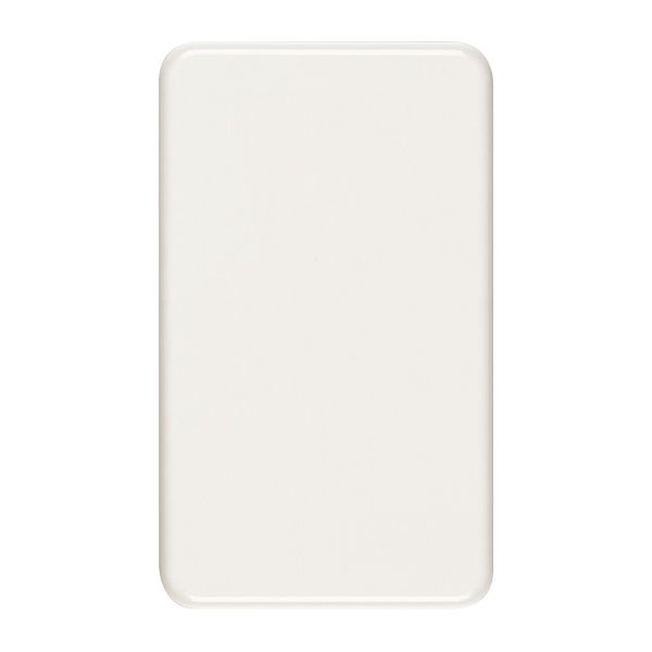 Plaque de recouvrement I-I sans alésage blanc