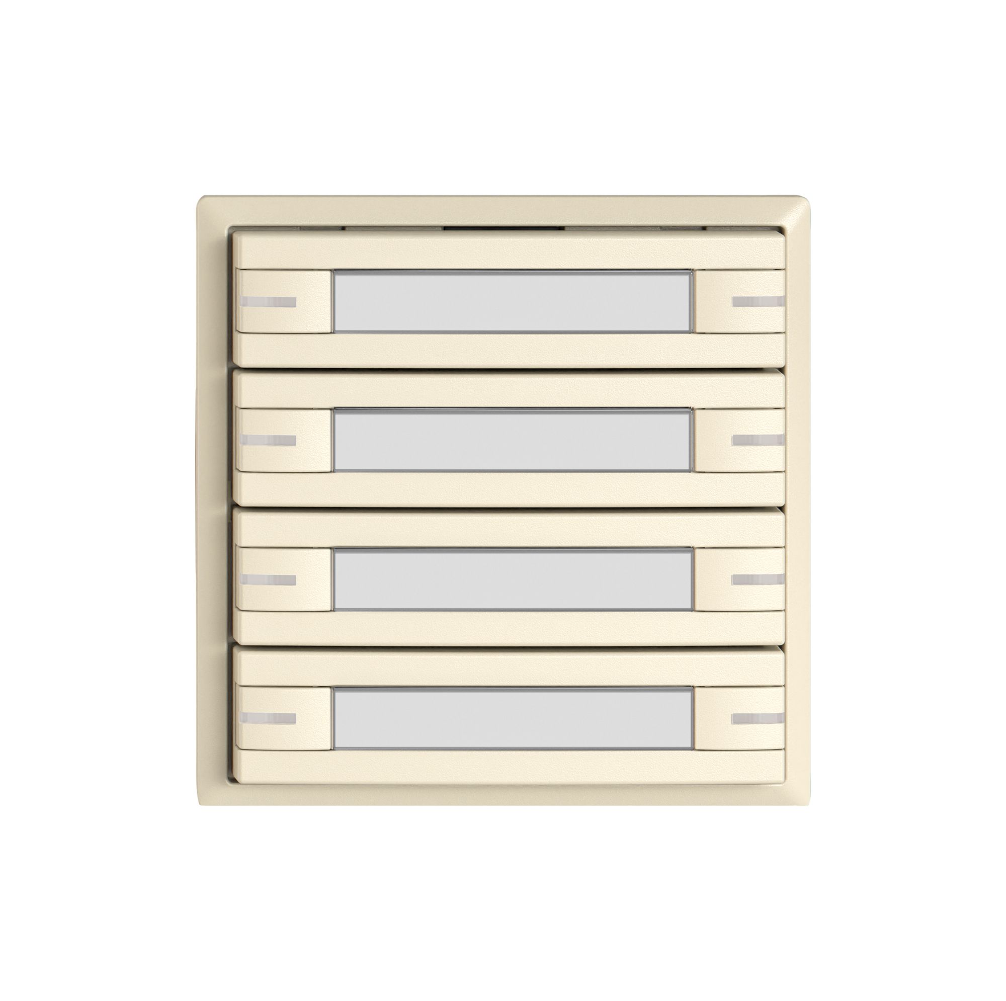 Pulsante KNX RGB EDIZIO.liv SNAPFIX® sensore temp.RGB-LED targ.8× com.1T cr