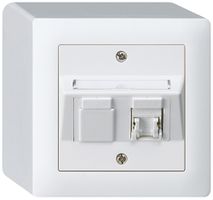 AP-Dose kallysto Kat.5e 1RJ45/u weiss