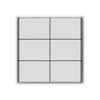 Taster KNX KAL 6×Tasten 6×Betätigungspunkte LED weiss