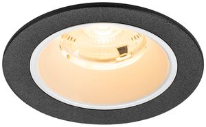 LED-Downlight SLV NUMINOS S 6.7W 1050lm 3000K NB DALI Ø80×52mm sz/ws