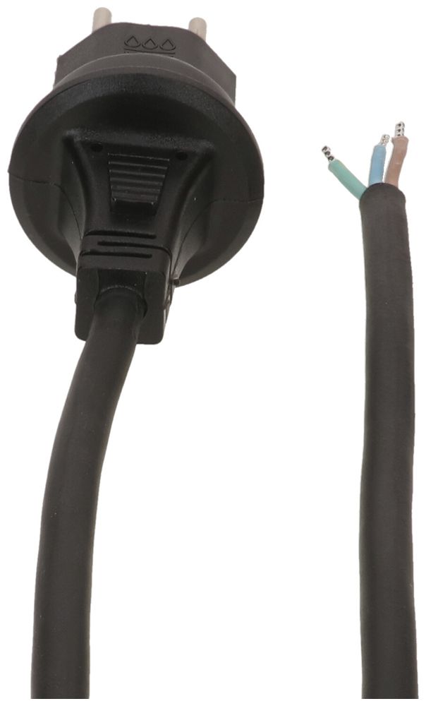 Apparatekabel MAX HAURI GDV 3×1.5mm² 10m schwarz Stecker T13 IP55