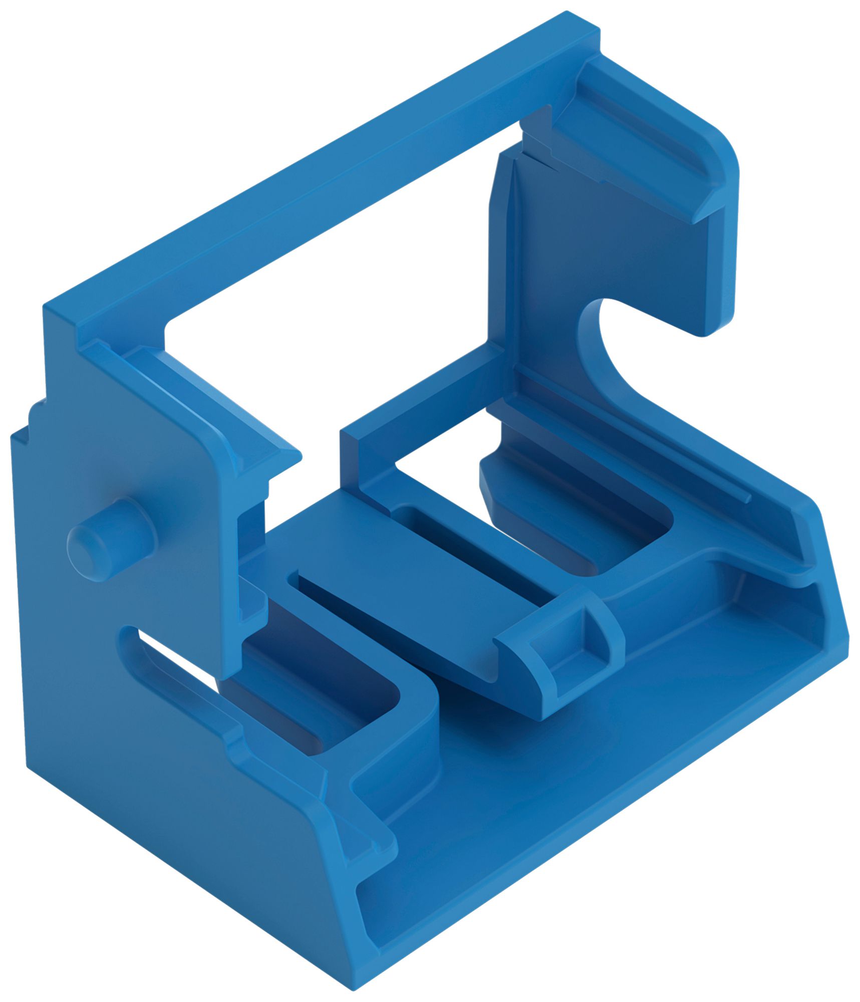 Adaptateur de fixation WAGO s.décharge de traction p.10×4mm² latérale bl