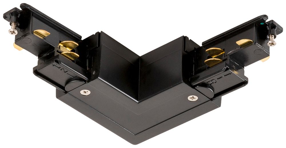 L-Verbinder SLV S-TRACK DALI 7-polig schwarz