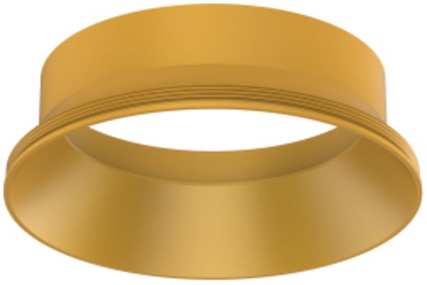 Anello decorativo DOTLUX per lampada LED SLIMvario, Ø78×24mm, alluminio, oro