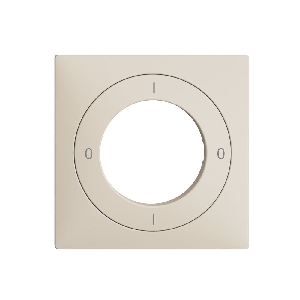 Kit frontale EDIZIOdue 0-1-0-1 60×60mm crema, per interruttore a chiave