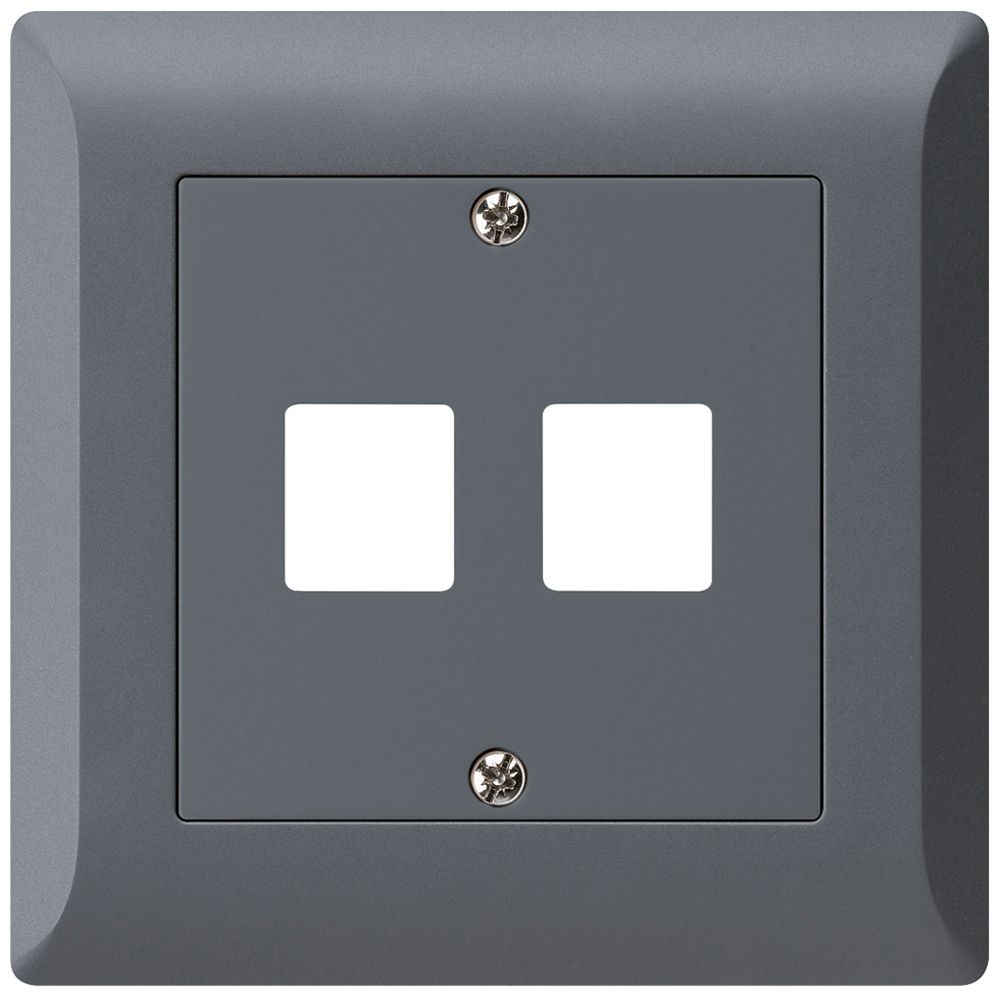 UP-Frontset HMS kallysto.line für 2 Module anthrazit