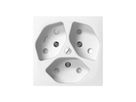 Steckdose SIDUS 3×T13/1 weiss