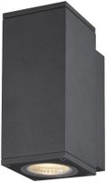 LED-Wandleuchte SLV ENOLA SQUARE S 6W 450lm 3000/4000K IP65 anthrazit
