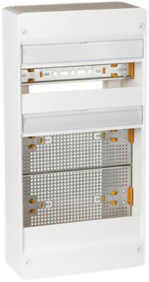 Armoire de distribution AP média Legrand 3-rangées, 13 UM blanc