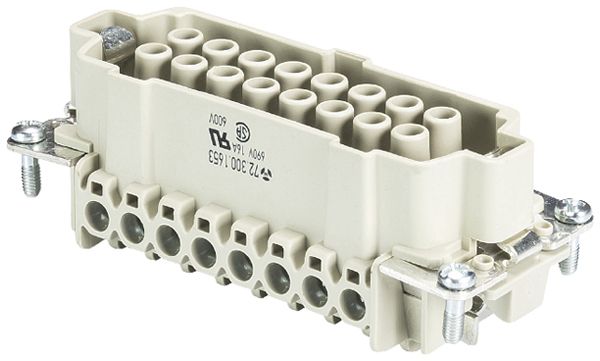 Insert p.douille Wieland Electric revos BAS BUS 16 2,5 69 14 16A 690V 0.5…2.5mm²