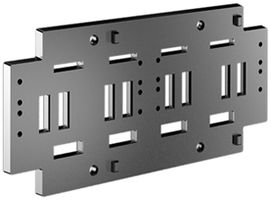 Support pour rail Rittal SV 9686.100 4P 70mm pour E-Cu 5…10×30mm 2pcs