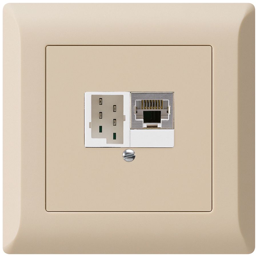 UP-Dose kallysto.line 1×RJ45s+1×TT83 beige