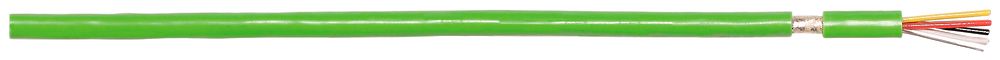 Buskabel EIB/KNX 2×2×0.8mm geschirmt halogenfrei (St) grün Cca