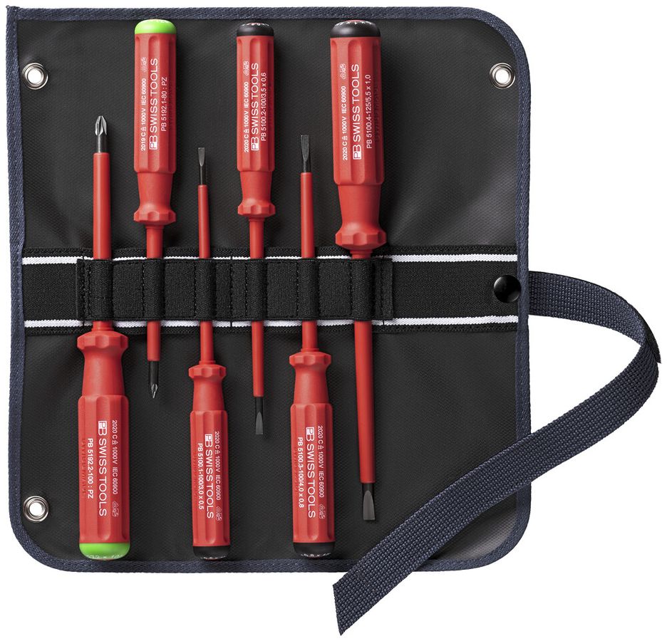 Schraubenzieher-Set PB Schlitz 1, 2, 3, 4, PH 1, 2 VDE 1000VAC/1500VDC