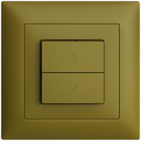 UP-Frontset EDIZIOdue FMI olive für Storentaster/-schalter