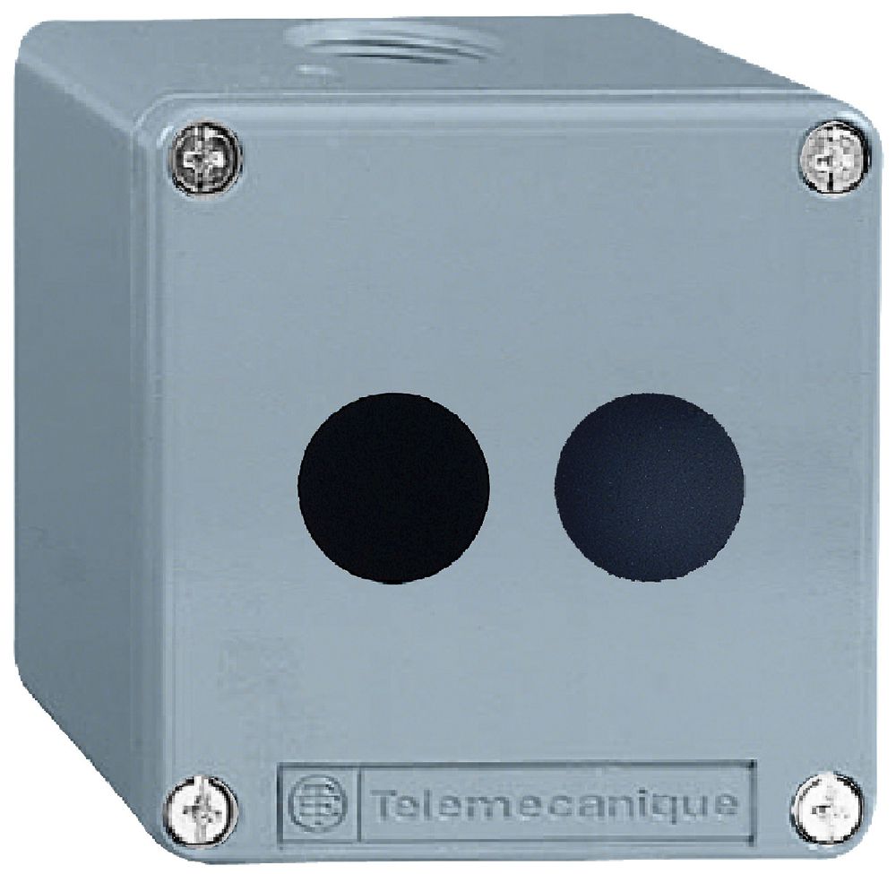 AP-Gehäuse Schneider Electric 80×80×77mm 2 Bohrungen