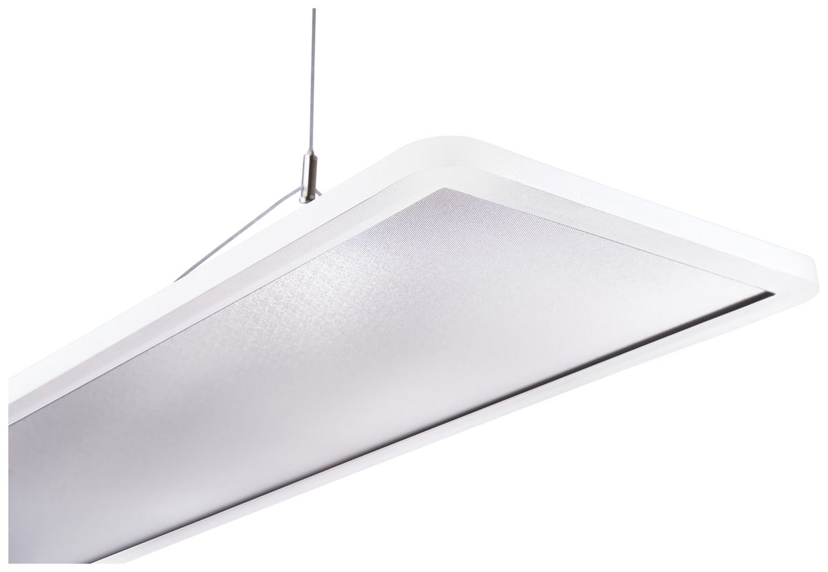 LED-Pendelleuchte Sylvania Areum Suspended 41W 5150lm 840 DIM D/I 1.2m weiss
