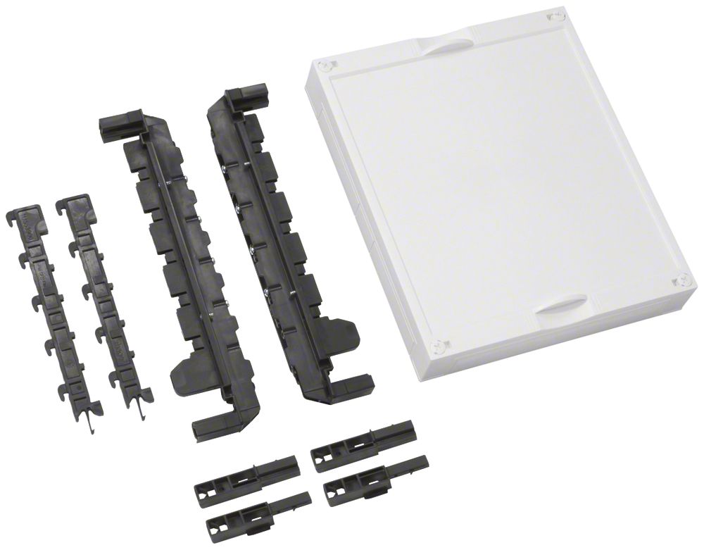 Kit Hager univers N 300×250mm pour rails collecteurs distance 40mm 5 pôles