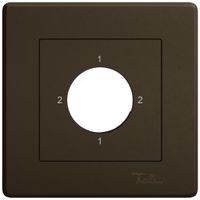 UP-Montageset EDIZIO.liv SNAPFIX® f.Drehschalter m.Schloss 2-1-2-1 br