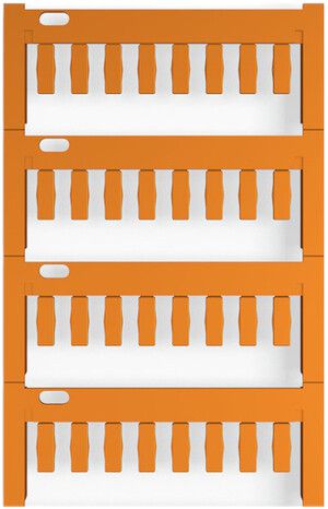 Plaque à enficher Weidmüller TM MultiCard 12×4mm PA66 orange
