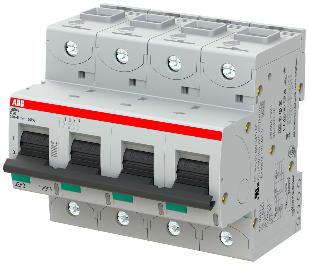 Leitungsschutzschalter ABB S804S-D 20A 50kA