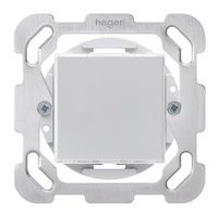 Einsatz zu LED-Leuchte Hager LED weiss 230V mit Befestigungsplatte