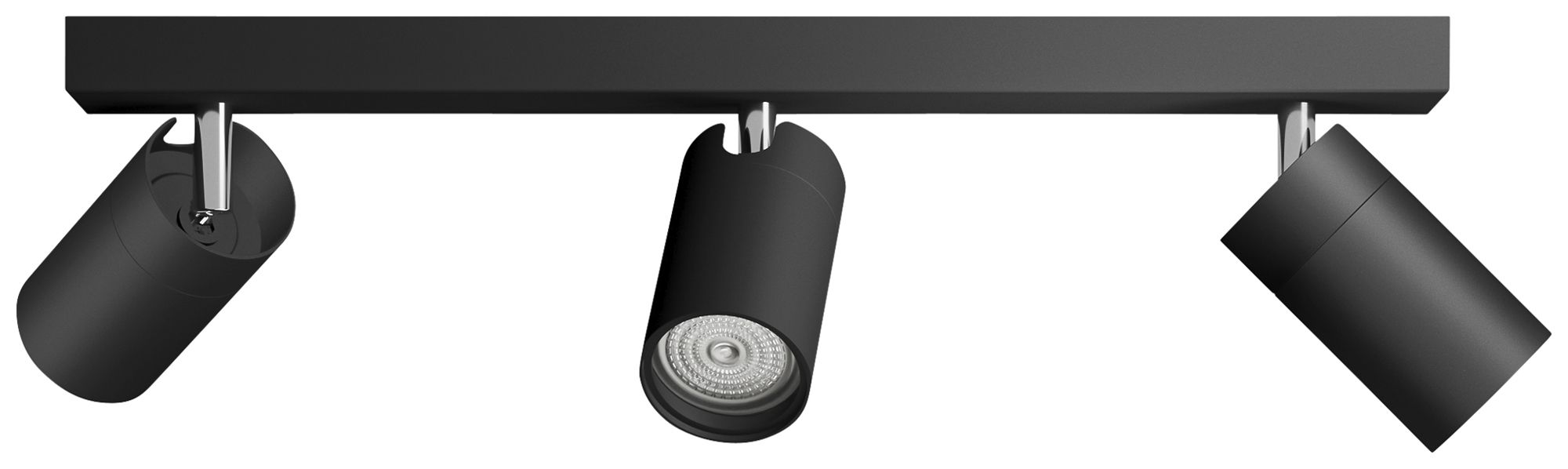 Spot Philips Idris GU10 3×5W IP44 442×119mm nero