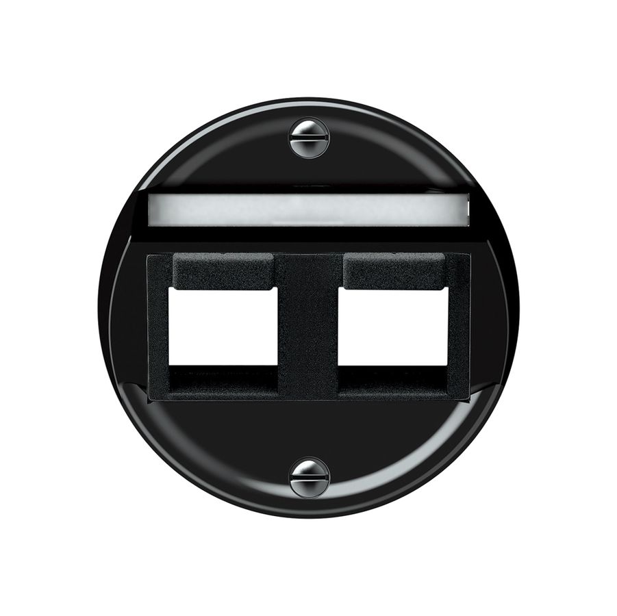 Montageset origin schräg 2×Keystone schwarz