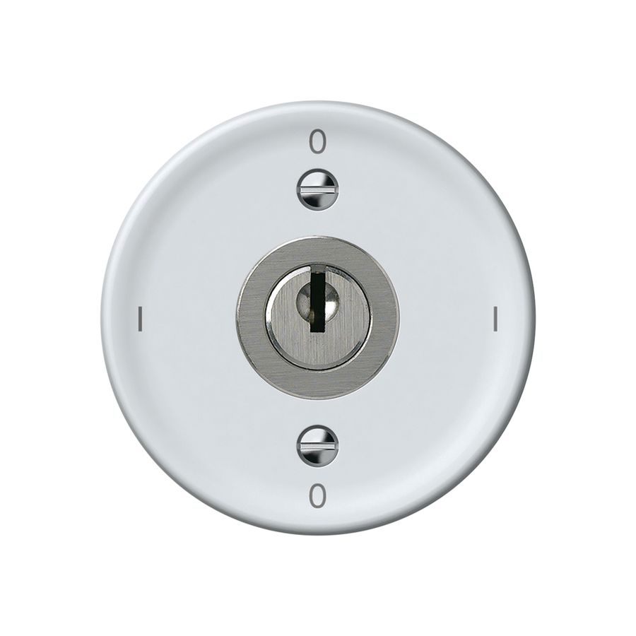 Interrupteur à clé origin interrupteur 0/3L 16A 250V 0-I-0-I 60×60mm blanc