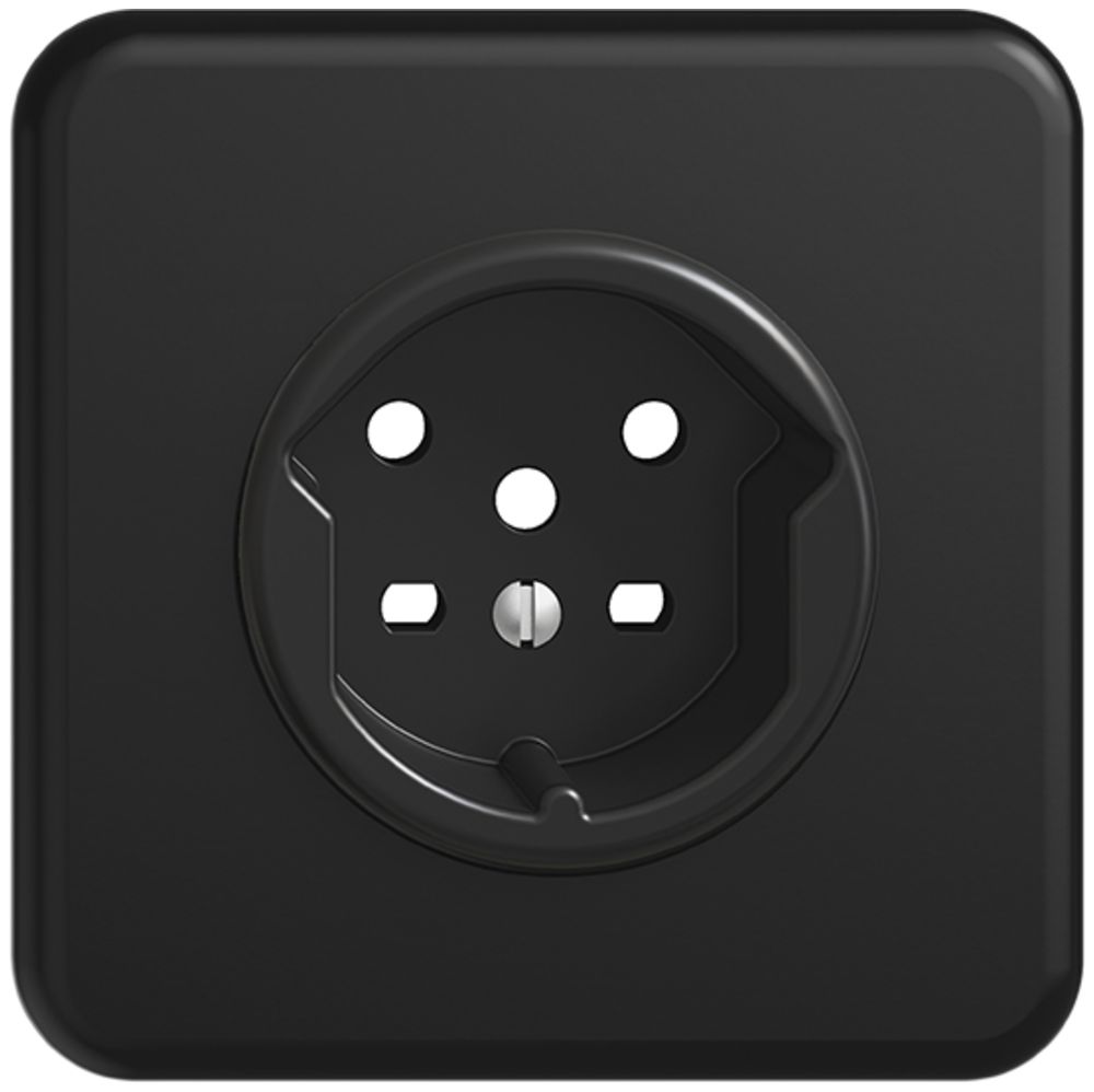 Frontset FH zu Steckdose T15 schwarz