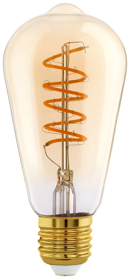 LED-Lampe Eglo E27 4W 245lm 2000K 64×142mm ST64 klar 360°