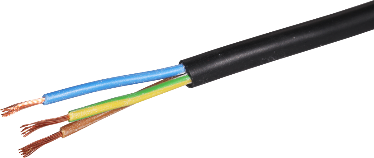 Câble Tdlr 3×0.5mm² LNPE noir Eca