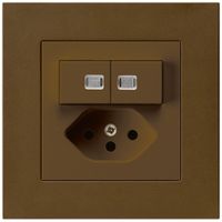 UP-Leuchtkombination 3/1P+A-R+T13 braun kallysto.pro 2 Linsen