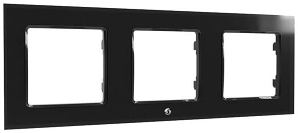 Abdeckrahmen Shelly Wall Frame 3 240×80mm schwarz