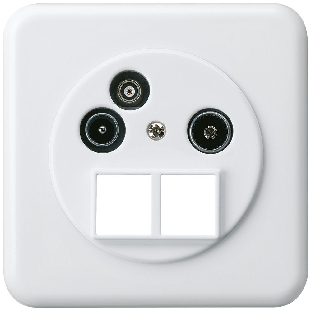 Presa d'antenna INC TV-R-Dati basico HMS C 2GHz 10.5db bianco