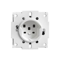 Prise INC FH T25 16A blanc, bornes à vis