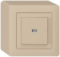 AP-Leuchtdruckschalter kallysto 6/1L beige