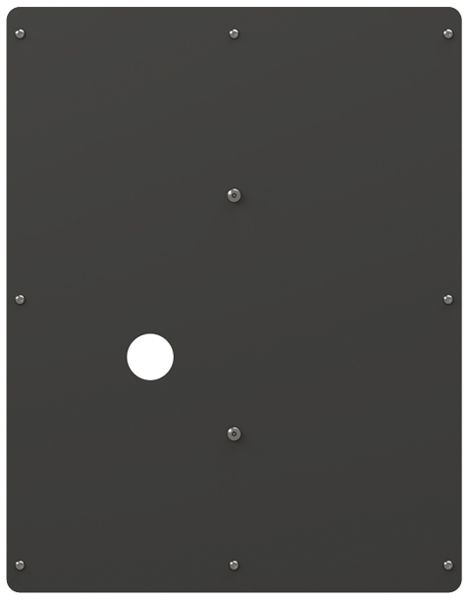 Plaque d'adaptation Wallbox Eiffel Socket gris 430×334×1.5mm