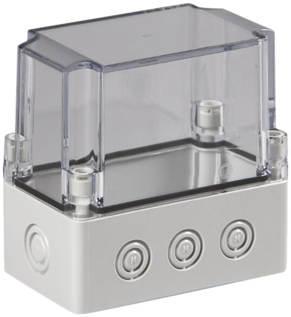 Apparategehäuse RW CUBO S 75×125×125 SPCM transparent