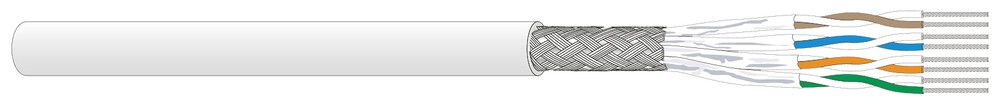 Datenkabel Dätwyler CU 7702 4P S/FTP CAT7 AWG26 FRNC/LSZH Dca weiss