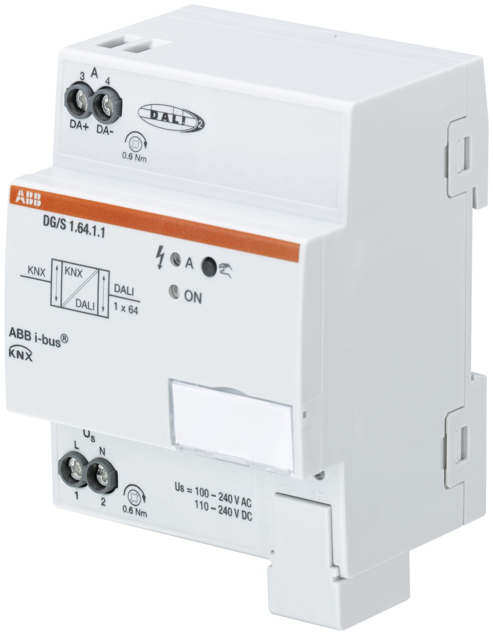 REG-Gateway KNX/DALI ABB DG/S 1.64.1.1, 1×64 Teilnehmer