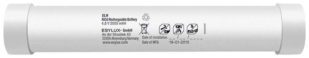 Akku ESYLUX ELH FM NiCd 2000mAh