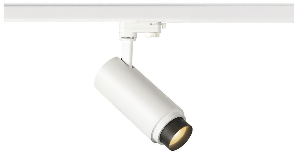 Projecteur LED SLV NUMINOS ZOOM M PHASE 20W 1650lm 2700K 15…60° 3-ph.blanc/noir