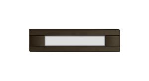 Poussoir 1/8 EDIZIO.liv SNAPFIX® p.KNX&UNI s.LED a.étiquette comm.2touch.br