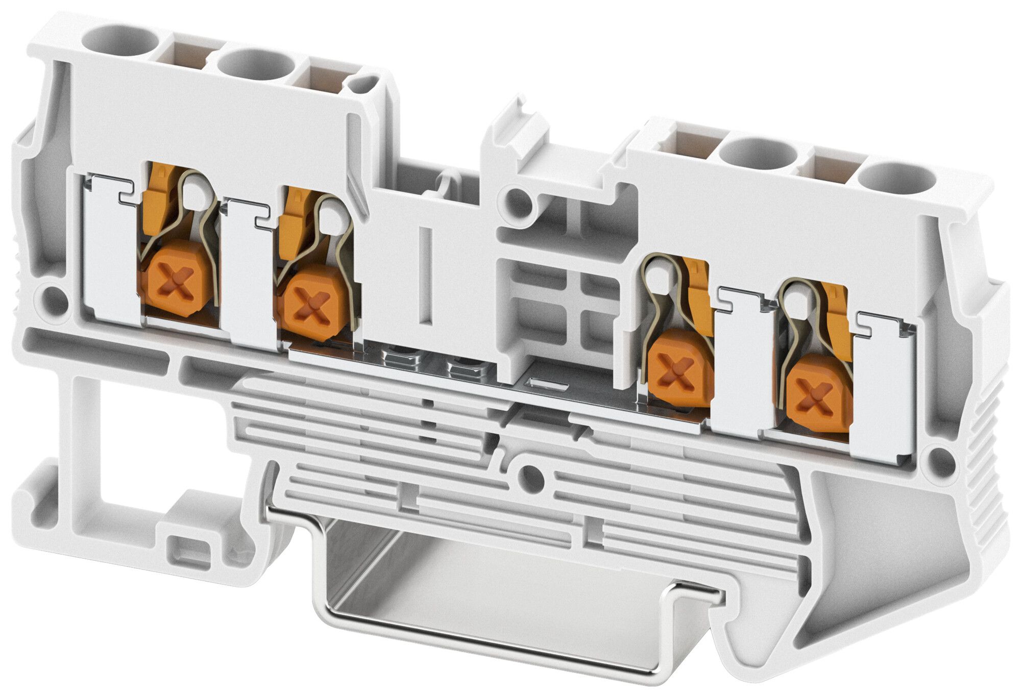 Durchgangs-Reihenklemme PX XT 2.5-QUATTRO WH 2.5mm² 24A 800V 4×1 ws
