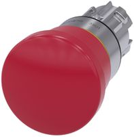 Poussoir Siemens SIRIUS ACT ISO dév.tirant Ø40mm rouge métal brillant
